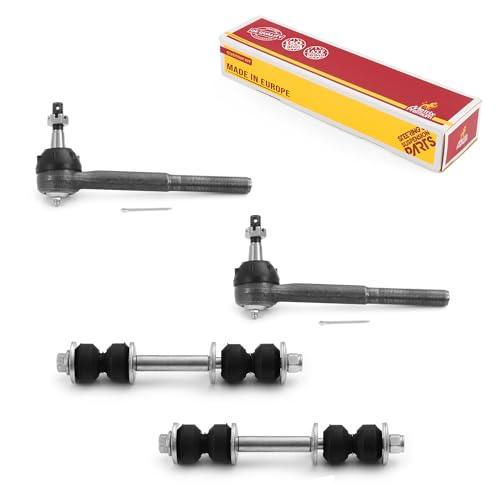 Metrix Premium 4PCS Outer Tie Rod End and Front Stabilizer Bar Link Kit ES2836RL, K700532 Fits Chevrolet C2500 Suburban, Chevrolet C1500 Suburban, Chevrolet C1500, Chevrolet Tahoe, Chevrolet C2500 - Metrix Premium Chassis Parts