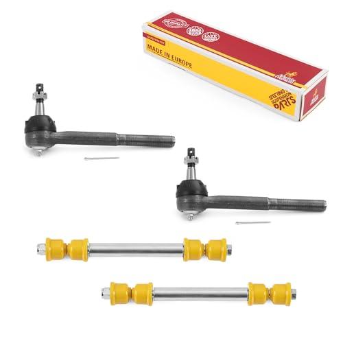 Metrix Premium 4PCS Outer Tie Rod End and Front Stabilizer Bar Link Kit ES2836RL, K700539, K80631 Fits Cadillac Escalade, Chevrolet Tahoe, Chevrolet K2500 Suburban, Chevrolet K1500, Chevrolet Blazer - Metrix Premium Chassis Parts