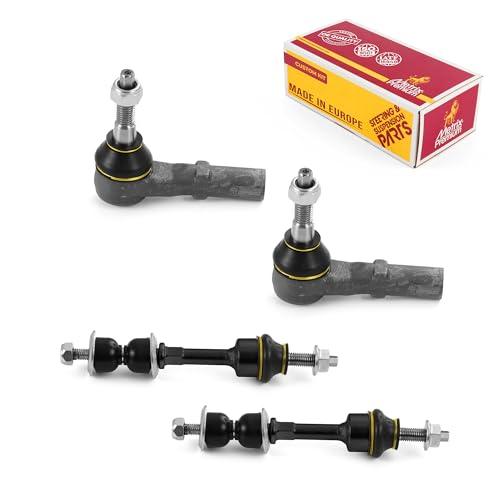 Metrix Premium 4PCS Outer Tie Rod End and Front Stabilizer Bar Link Kit ES3691, K80337 Fits Ford F-150, Lincoln Mark LT