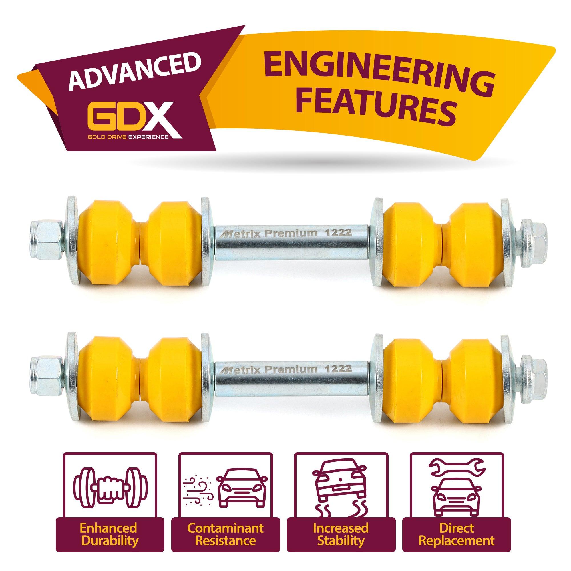 GDX 2 PCS Front Sway Bar Stabilizer Link 99103MG - Metrix Premium Chassis Parts