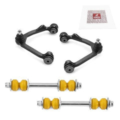 GDX Metrix Premium 4PCS Front L/R Upper Control Arm and Front Stabilizer Bar Link Kit CK8722T, CK8724T, K700536 Fits Ford Expedition, Ford F-150, Ford F-150 Heritage, Ford F-250, Lincoln Navigator - Metrix Premium Chassis Parts