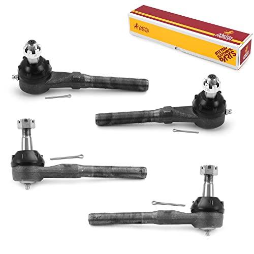 Metrix Premium 4 PCS Inner and Outer Tie Rod End Kit ES3369T, ES3366T, ES3367T Fits 97 Ford F-150 4WD, 04 F-150 Heritage 4WD, 97-99 F-250 4WD, 97 Expedition 4WD, 98-02 Lincoln Navigator 4WD - Metrix Premium Chassis Parts