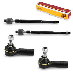 Metrix Premium 4 PCS Inner and Outer Tie Rod End Kit EV303, ES2382 Fits 1998-2002 Chevrolet Prizm, 1993-1997 Geo Prizm, 1996-2003 Toyota RAV4, 1993-2002 Toyota Corolla - Metrix Premium Chassis Parts