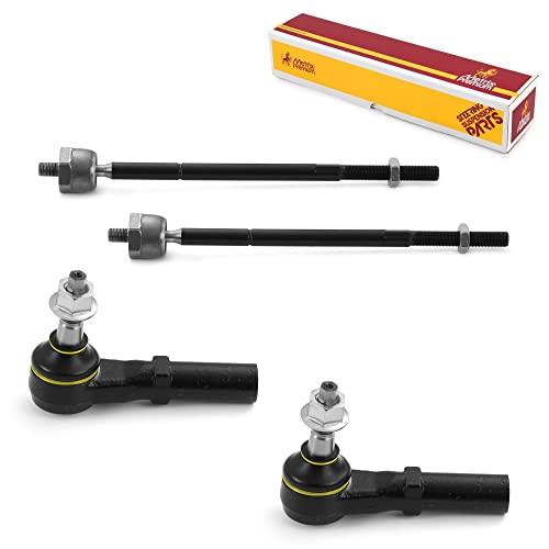 Metrix Premium 4 PCS Inner and Outer Tie Rod End Kit EV406, ES3571 Fits 2000-2004 Dodge Dakota RWD, 2000-2003 Dodge Durango RWD - Metrix Premium Chassis Parts