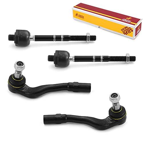 Metrix Premium 4 PCS Inner and Outer Tie Rod End Kit EV80974, ES80687, ES80688 Fits 03-05 Mercedes-Benz C320 RWD, 03-05 C240 RWD, 05-06 C55 AMG, 06-07 C280 RWD, 06-07 C350 RWD - Metrix Premium Chassis Parts