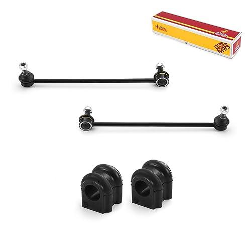 Metrix Premium 4 PCS L/R Front Stabilizer Bar Link and Front Stabilizer Bar Bushing Kit K80858, K80859, K200904 Fits Hyundai Accent, Kia Rio5 - Metrix Premium Chassis Parts