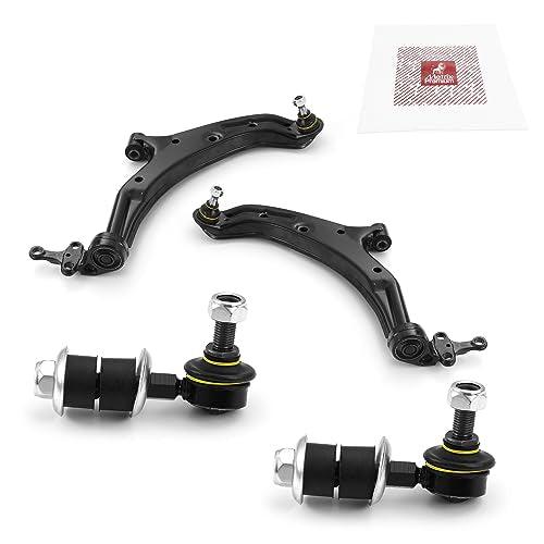 Metrix Premium 4PCS Front L/R Lower Control Arm and Front L/R Stabilizer Bar Link Kit RK620359, RK620358, K9543 Fits Nissan Sentra - Metrix Premium Chassis Parts