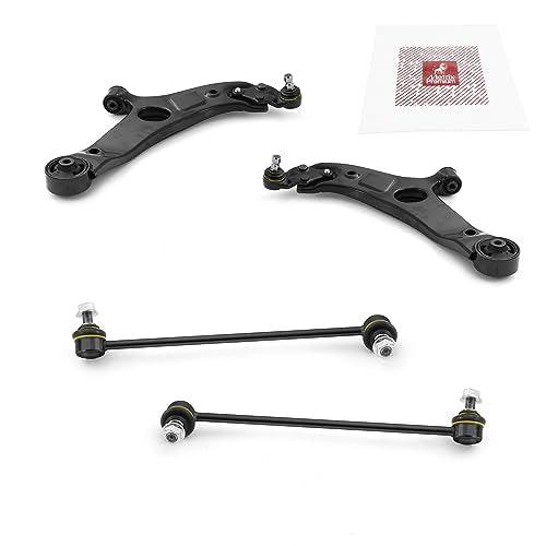 Metrix Premium 4PCS Front L/R Lower Control Arm and Front L/R Stabilizer Bar Link Kit RK621592, RK622363, K750436, K750437 Fits Hyundai Sonata - Metrix Premium Chassis Parts