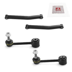 Metrix Premium 4PCS Front L/R Lower Control Arm and Front L/R Stabilizer Bar Link Kit RK621823, RK621823, K750453 Fits Jeep Wrangler JK, Jeep Wrangler - Metrix Premium Chassis Parts