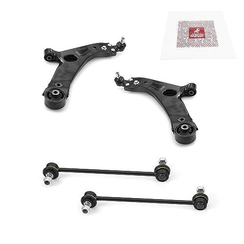 Metrix Premium 4PCS Front L/R Lower Control Arm and Front L/R Stabilizer Bar Link Kit RK623540, RK622768, K750524 Fits Hyundai Tucson, Kia Sportage - Metrix Premium Chassis Parts