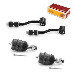 Metrix Premium 4PCS Front L/R Stabilizer Bar Link and Front Upper L/R Ball Joint Kit K3174, K3134T Fits Jeep Grand Cherokee, Jeep Cherokee, Jeep Grand Wagoneer, Jeep Comanche - Metrix Premium Chassis Parts