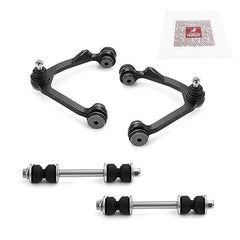 Metrix Premium 4PCS Front L/R Upper Control Arm and Front Stabilizer Bar Link Kit CK8722T, CK8724T, K700536 Fits Ford Expedition, Ford F-150, Ford F-150 Heritage, Ford F-250, Lincoln Navigator - Metrix Premium Chassis Parts