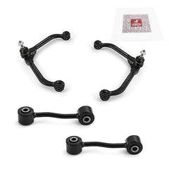 Metrix Premium 4PCS Front L/R Upper Control Arm and Front Stabilizer Bar Link Kit RK3198, K7391 Fits Jeep Liberty - Metrix Premium Chassis Parts