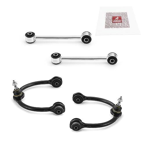 Metrix Premium 4PCS Front L/R Upper Control Arm and Front Stabilizer Bar Link Kit RK620188, K80861 Fits Jeep Grand Cherokee, Jeep Commander - Metrix Premium Chassis Parts