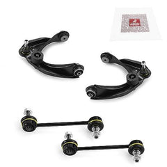 Metrix Premium 4PCS Front L/R Upper Control Arm and Front Stabilizer Bar Link Kit RK620636, RK620635, K750415 Fits Ford Fusion, Lincoln MKZ, Mercury Milan - Metrix Premium Chassis Parts