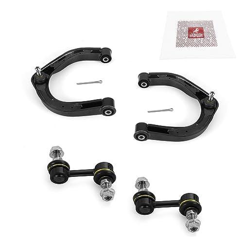 Metrix Premium 4PCS Front L/R Upper Control Arm and Front Stabilizer Bar Link Kit RK620650, RK620649, K750146 Fits INFINITI QX56, Nissan Armada, Nissan Titan, Nissan Pathfinder Armada - Metrix Premium Chassis Parts