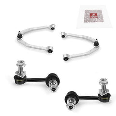 Metrix Premium 4PCS Front L/R Upper Control Arm and Front Stabilizer Bar Link Kit RK621690, RK621936, K750101, K750100 Fits INFINITI G35, Nissan 350Z - Metrix Premium Chassis Parts