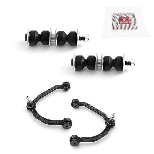 Metrix Premium 4PCS Front L/R Upper Control Arm and Front Stabilizer Bar Link Kit RK641505, RK641506, K8848 Fits Chevrolet Express 3500, Chevrolet Express 2500, Chevrolet Express 4500, GMC Savana 2500 - Metrix Premium Chassis Parts