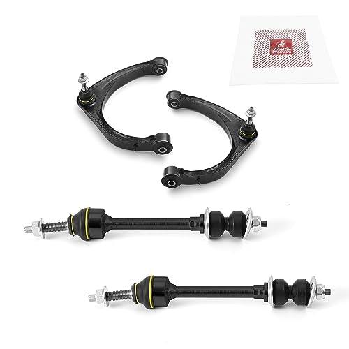 Metrix Premium 4PCS Front L/R Upper Control Arm and Front Stabilizer Bar Link Kit RK643074, RK643073, K80894 Fits Dodge Ram 1500, Ram 1500 Classic, Ram 1500 - Metrix Premium Chassis Parts