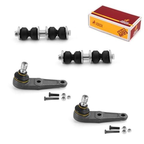 Metrix Premium 4PCS L/R Front Stabilizer Bar Link and L/R Front Lower Ball Joint K700526, K8773 Fits Ford Escort, Mercury Tracer - Metrix Premium Chassis Parts