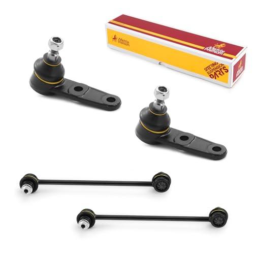 Metrix Premium 4PCS L/R Front Stabilizer Bar Link and L/R Front Lower Ball Joint K750011, K500034 Fits Chevrolet Aveo5, Chevrolet Aveo, Pontiac G3, Pontiac Wave, Pontiac G3 Wave, Suzuki Swift+ - Metrix Premium Chassis Parts