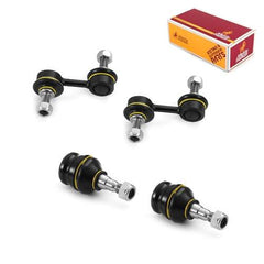 Metrix Premium 4PCS L/R Front Stabilizer Bar Link and L/R Front Lower Ball Joint K750049, K9513 Fits Subaru Impreza, Subaru Forester, Subaru Outback, Subaru Legacy, Subaru WRX, Subaru WRX STI - Metrix Premium Chassis Parts