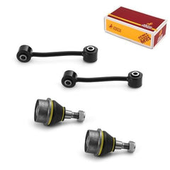 Metrix Premium 4PCS L/R Front Stabilizer Bar Link and L/R Front Lower Ball Joint K750127, K80629 Fits Dodge Nitro, Jeep Liberty - Metrix Premium Chassis Parts