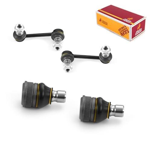 Metrix Premium 4PCS L/R Front Stabilizer Bar Link and L/R Front Lower Ball Joint K750160, K750161, K500205 Fits Mazda CX-9 - Metrix Premium Chassis Parts