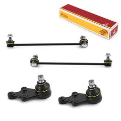 Metrix Premium 4PCS L/R Front Stabilizer Bar Link and L/R Front Lower Ball Joint K750168, K750169, K500073 Fits Hyundai Entourage, Kia Sedona - Metrix Premium Chassis Parts