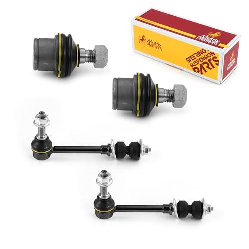 Metrix Premium 4PCS L/R Front Stabilizer Bar Link and L/R Front Lower Ball Joint K750581, K7467 Fits Dodge Ram 2500, Dodge Ram 3500, Ram 2500, Ram 3500 - Metrix Premium Chassis Parts