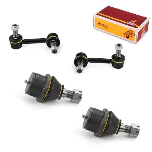 Metrix Premium 4PCS L/R Front Stabilizer Bar Link and L/R Front Lower Ball Joint K80824, K80825, K6663 Fits Buick Rainier, Chevrolet SSR, GMC Envoy XUV, GMC Envoy, Isuzu Ascender, Oldsmobile Bravada - Metrix Premium Chassis Parts