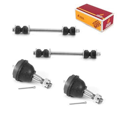 Metrix Premium 4PCS L/R Front Stabilizer Bar Link and L/R Front Lower Ball Joint K8265, K8259 Fits Ford Fairmont, Ford Mustang, Ford Thunderbird, Mercury Capri, Mercury Zephyr, Ford LTD, Ford Granada - Metrix Premium Chassis Parts