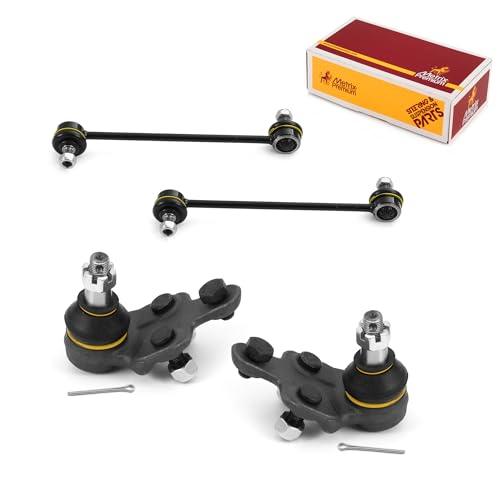 Metrix Premium 4PCS L/R Front Stabilizer Bar Link and L/R Front Lower Ball Joint K90344, K90346, K90347 Fits Lexus ES330, Lexus RX400h, Lexus RX330, Lexus ES300, Toyota Solara, Toyota Highlander - Metrix Premium Chassis Parts