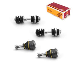 Metrix Premium 4PCS L/R Front Stabilizer Bar Link and L/R Front Lower Ball Joint K90390, K500118 Fits Scion xA, Scion xB, Toyota Echo - Metrix Premium Chassis Parts