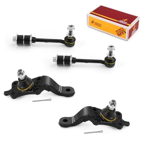 Metrix Premium 4PCS L/R Front Stabilizer Bar Link and L/R Front Lower Ball Joint K90680, K80522, K80521 Fits Toyota Sequoia, Toyota Tundra - Metrix Premium Chassis Parts