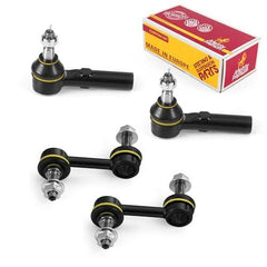 Metrix Premium 4PCS Outer Tie Rod End and Front Stabilizer Bar Link Kit ES2231RL, K750136 Fits Cadillac XLR, Chevrolet Corvette - Metrix Premium Chassis Parts