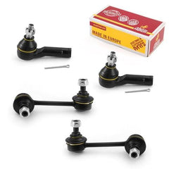 Metrix Premium 4PCS Outer Tie Rod End and Front Stabilizer Bar Link Kit ES3197RL, K80158, K80157 Fits Ford Probe - Metrix Premium Chassis Parts