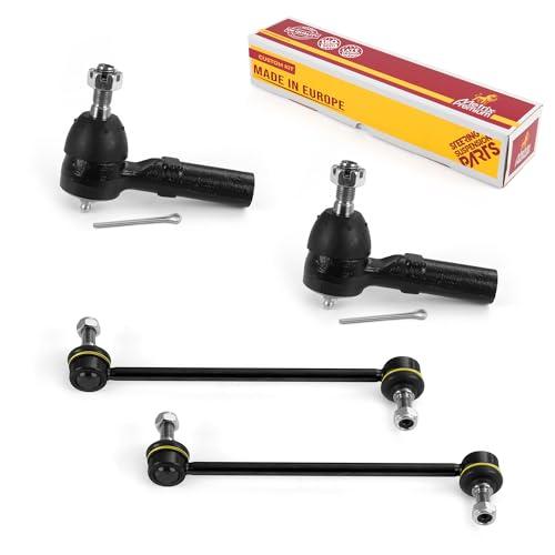 Metrix Premium 4PCS Outer Tie Rod End and Front Stabilizer Bar Link Kit ES3238RL, K5334 Fits Buick Riviera, Cadillac Allante, Cadillac Seville, Cadillac DeVille, Cadillac Eldorado - Metrix Premium Chassis Parts