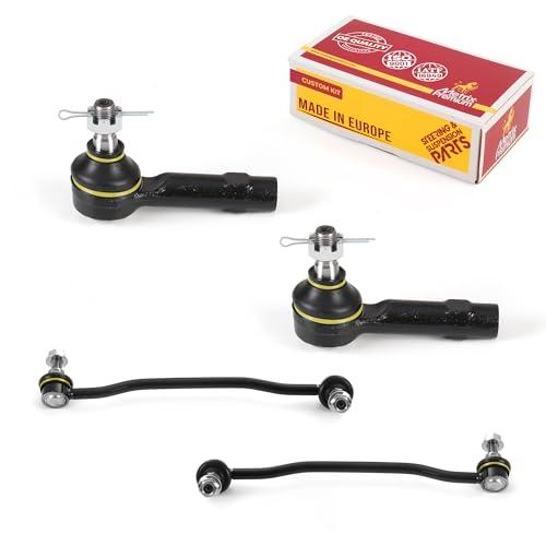 Metrix Premium 4PCS Outer Tie Rod End and Front Stabilizer Bar Link Kit ES3438, K90352, K90353 Fits Nissan Maxima, Nissan Altima - Metrix Premium Chassis Parts