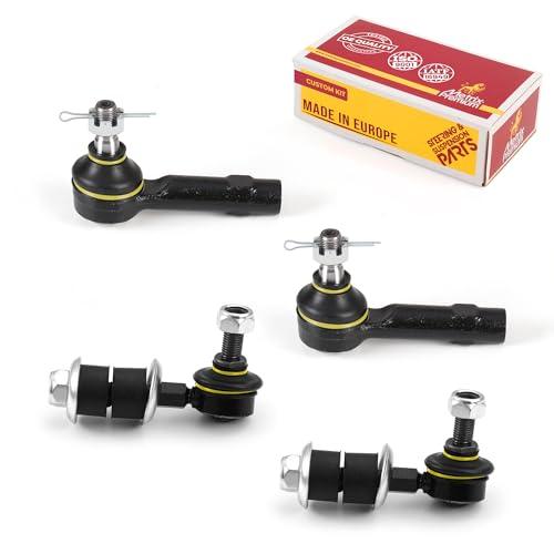 Metrix Premium 4PCS Outer Tie Rod End and Front Stabilizer Bar Link Kit ES3438, K9824 Fits INFINITI I30, Nissan Maxima - Metrix Premium Chassis Parts