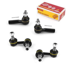 Metrix Premium 4PCS Outer Tie Rod End and Front Stabilizer Bar Link Kit ES3466, K750228, K750227 Fits Nissan X-Trail - Metrix Premium Chassis Parts