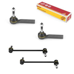 Metrix Premium 4PCS Outer Tie Rod End and Front Stabilizer Bar Link Kit ES3537, K7258 Fits Chrysler Voyager, Chrysler Town & Country, Dodge Grand Caravan, Dodge Caravan - Metrix Premium Chassis Parts