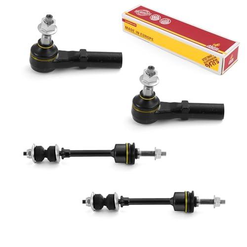 Metrix Premium 4PCS Outer Tie Rod End and Front Stabilizer Bar Link Kit ES3571, K750263 Fits Dodge Dakota, Mitsubishi Raider - Metrix Premium Chassis Parts