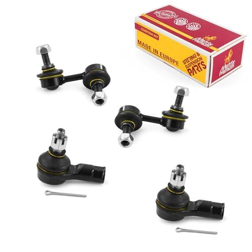 Metrix Premium 4PCS Outer Tie Rod End and Front Stabilizer Bar Link Kit ES3581, K90454, K90455 Fits Acura EL, Honda CR-V, Honda Civic - Metrix Premium Chassis Parts