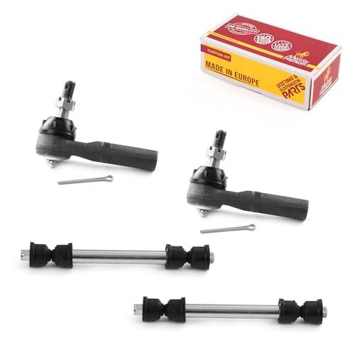 Metrix Premium 4PCS Outer Tie Rod End and Front Stabilizer Bar Link Kit ES3609, K700539, K80631 Fits Chevrolet Avalanche 2500, Chevrolet Suburban 2500, Chevrolet Silverado 1500 HD Classic - Metrix Premium Chassis Parts