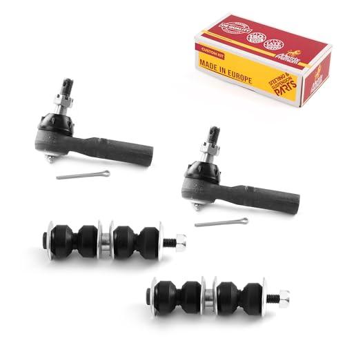 Metrix Premium 4PCS Outer Tie Rod End and Front Stabilizer Bar Link Kit ES3609, K8848 Fits Chevrolet Express 2500, Chevrolet Express 3500, Chevrolet Express 4500, GMC Savana 2500, GMC Savana 3500 - Metrix Premium Chassis Parts