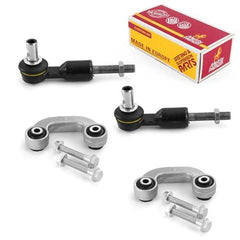 Metrix Premium 4PCS Outer Tie Rod End and Front Stabilizer Bar Link Kit ES3646, K80483 Fits Audi Allroad Quattro, Audi S8, Audi A8, Audi A8 Quattro - Metrix Premium Chassis Parts