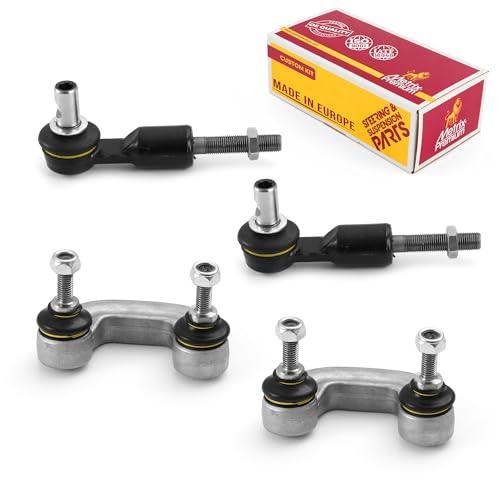 Metrix Premium 4PCS Outer Tie Rod End and Front Stabilizer Bar Link Kit ES3646, K90512 Fits Audi A4 Quattro, Audi A4 - Metrix Premium Chassis Parts