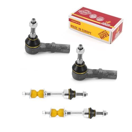 Metrix Premium 4PCS Outer Tie Rod End and Front Stabilizer Bar Link Kit ES3691, K80337 Fits Ford F-150, Lincoln Mark LT - Metrix Premium Chassis Parts