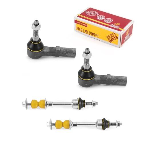 Metrix Premium 4PCS Outer Tie Rod End and Front Stabilizer Bar Link Kit ES3691, K80338 Fits Ford F-150, Lincoln Mark LT - Metrix Premium Chassis Parts